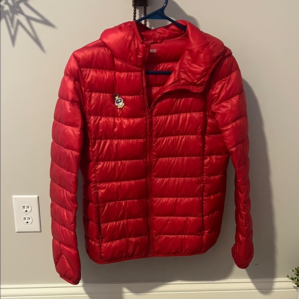 Uniqlo Vibrant Red Puffer Jacket